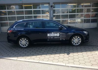 Firmenwagen Autobeschriftung Firma Helltho