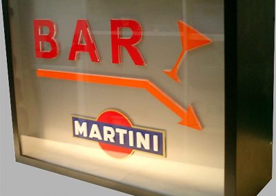 Martini Lichtwerbung